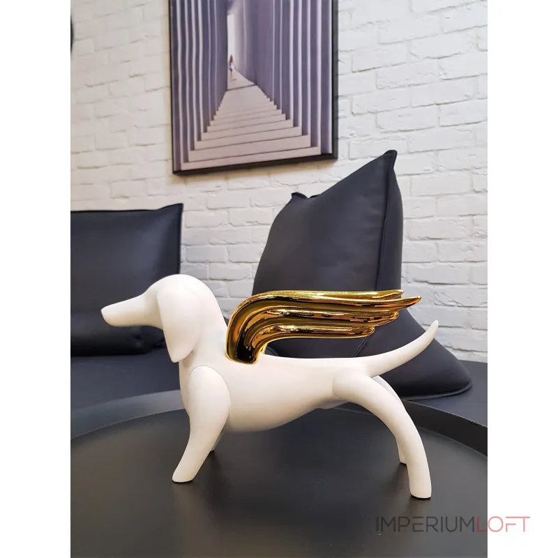 Статуэтка angel dog white Статуэтка angel dog white