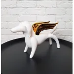 Статуэтка angel dog white