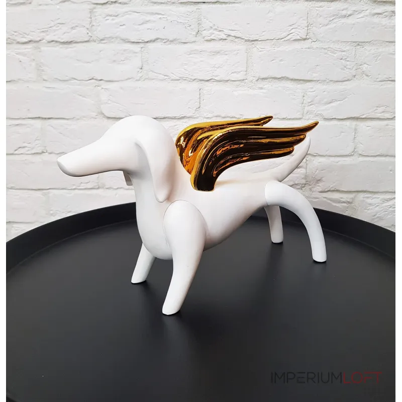 Статуэтка angel dog white Статуэтка angel dog white