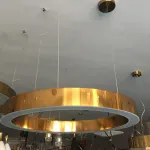 Подвесной светильник light ring horizontal copper gold