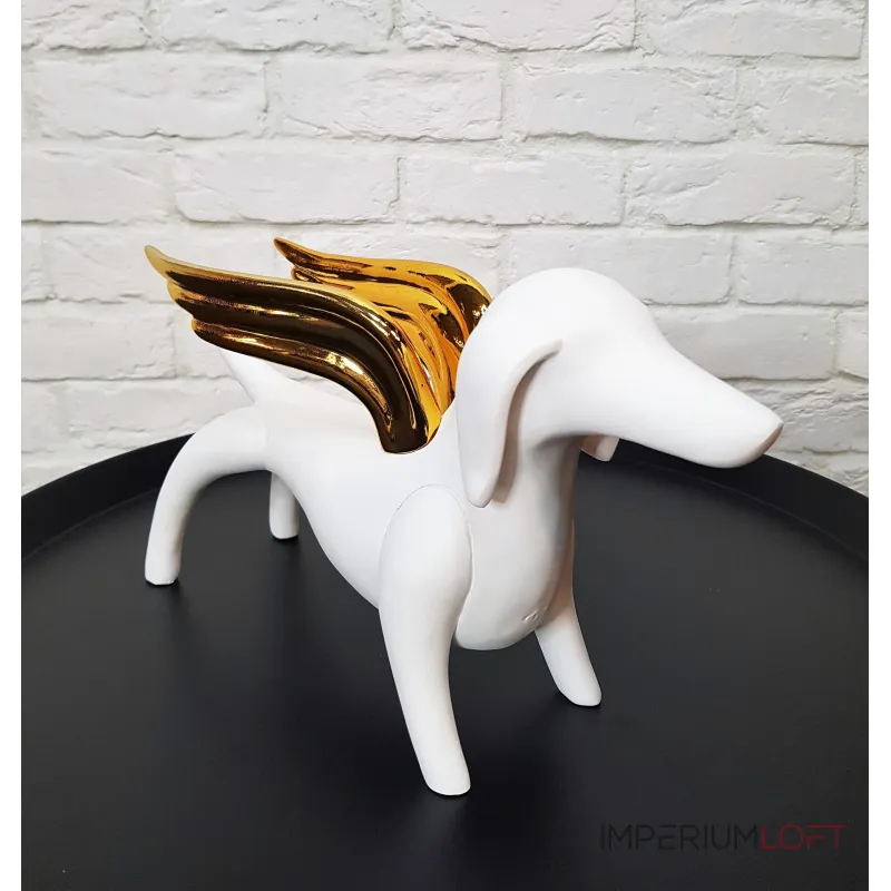 Статуэтка angel dog white Статуэтка angel dog white