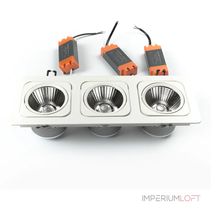 светильник точечный карданный L6129BACOB-3x15W