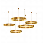 Подвесной светильник light ring horizontal copper gold
