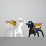 Статуэтка angel dog white