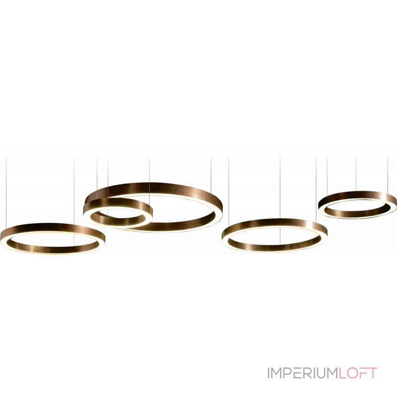 Подвесной светильник light ring horizontal copper gold