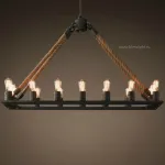 Подвесная люстра Rope filament 8109–D16