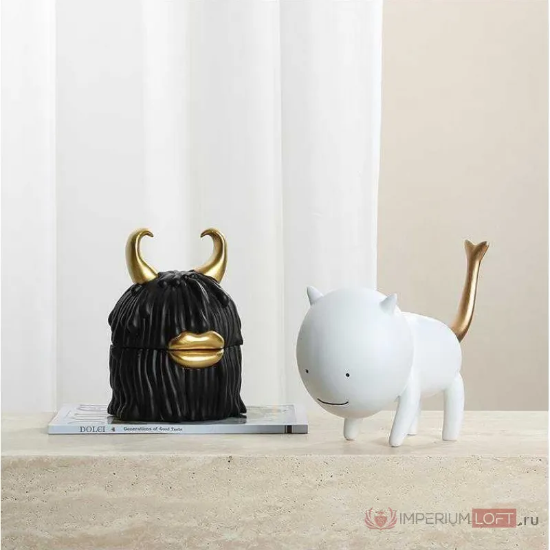 Статуэтка simulation cat white от ImperiumLoft