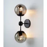 бра Modo Sconce 2 Globes Black