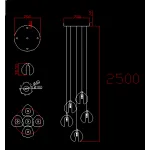 Подвесной светильник bocci 14.5 random