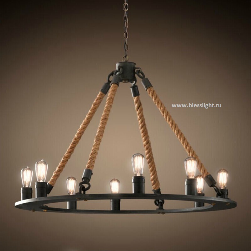 Подвесная люстра Rope filament 8109–D8