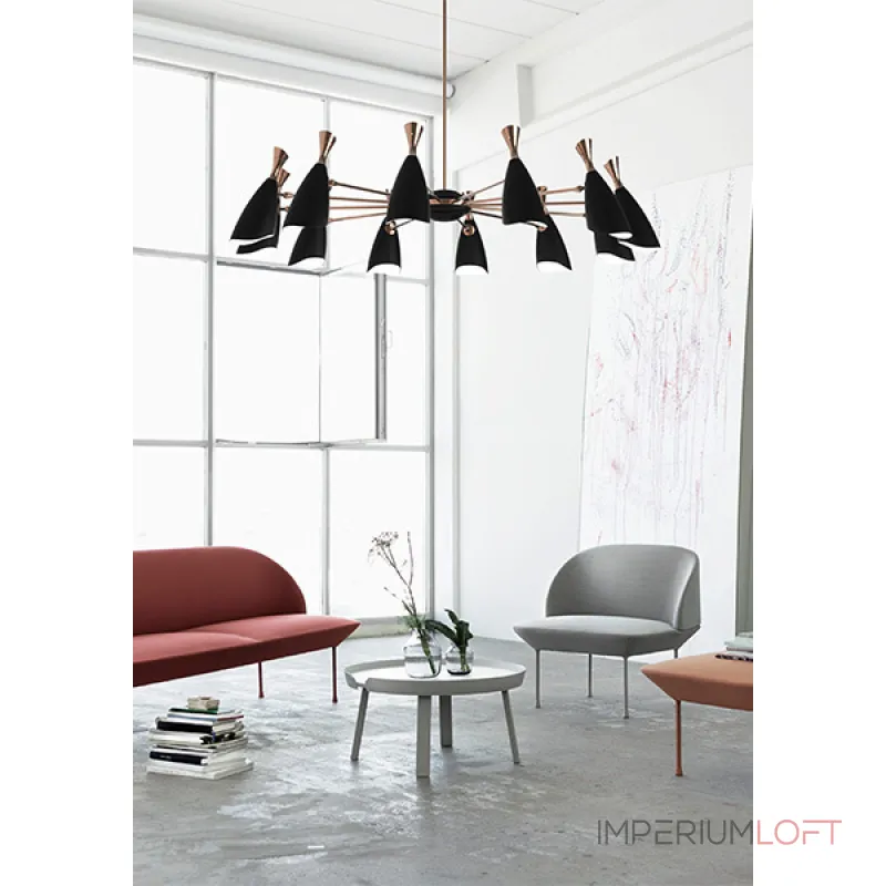 Люстра на штанге Duke Round 8 Люстра на штанге Duke Round 8