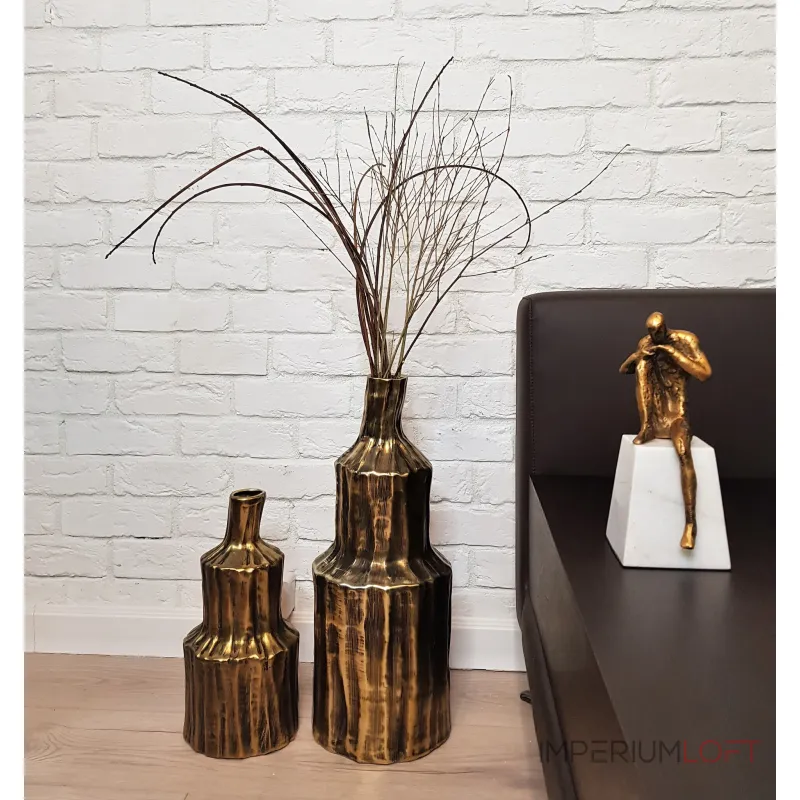 Ваза brown tree grain bottle