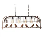 Подвесная люстра Birds in cage L 8330-D4
