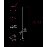 Подвесной светильник Bocci 14.3 Random