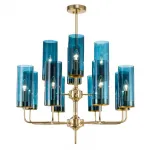 Люстра Glass Tube Chandelier 12 от ImperiumLoft