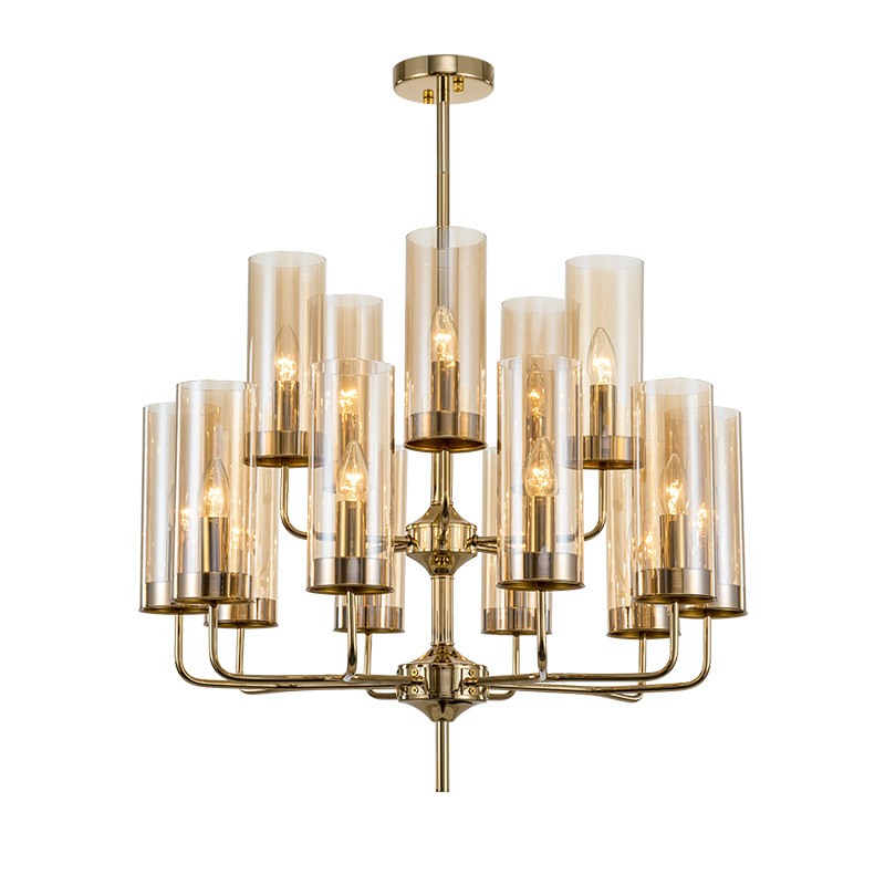 Люстра Glass Tube Chandelier 12 от ImperiumLoft
