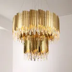 Подвесная люстра facet crystal double