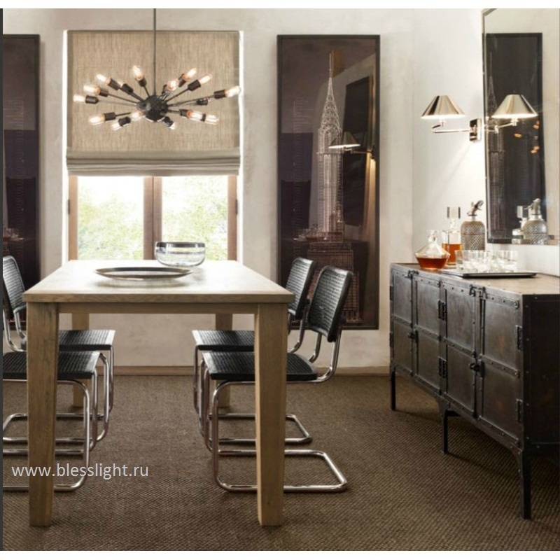 Люстра на штанге Sputnik 5010–D18–R Люстра на штанге Sputnik 5010–D18–R