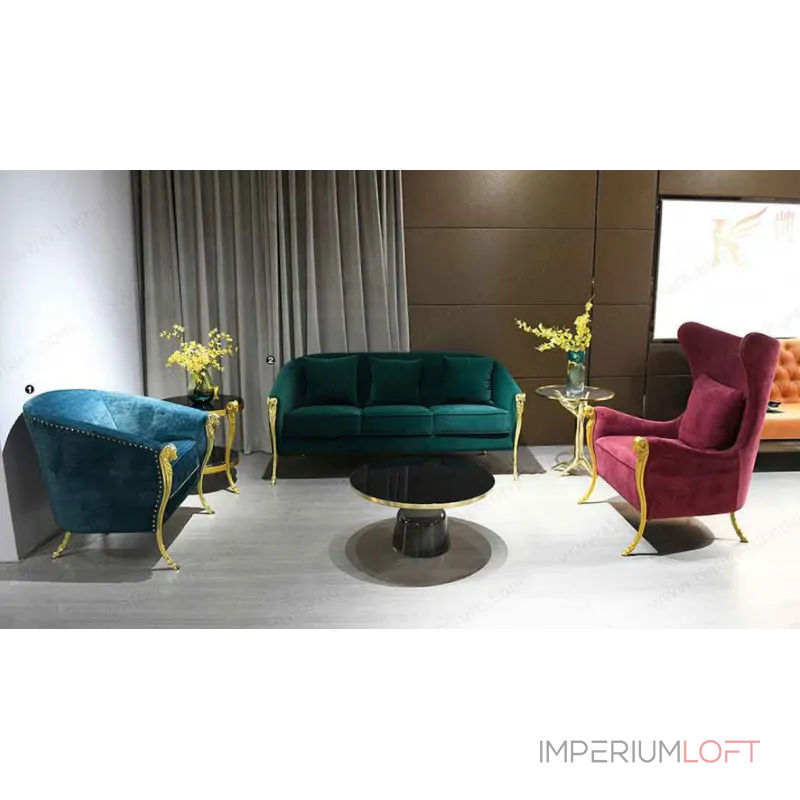 Кресло emerald wingback