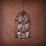 Подвесной светильник Vintage birdcage 5006–D4+4
