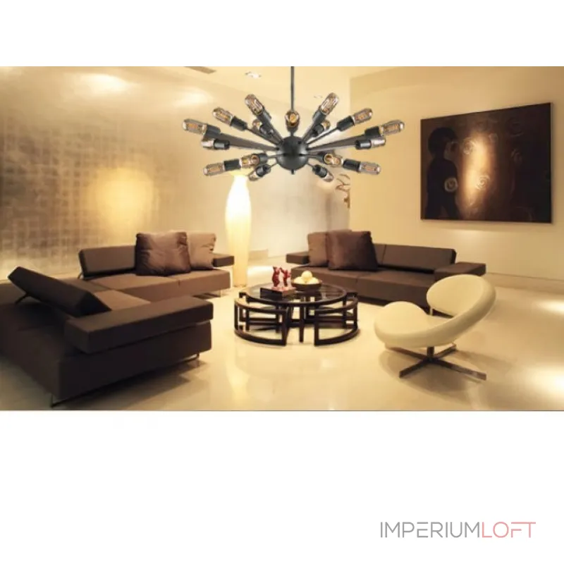 Люстра на штанге Sputnik 5010–D18–R Люстра на штанге Sputnik 5010–D18–R