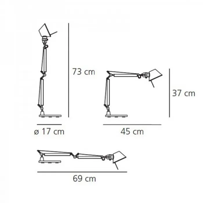 Лампа настольная tolomeo micro от ImperiumLoft