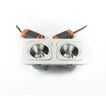 Светильник точечный карданный l6129bacob-2x15w