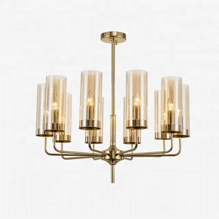 Люстра Glass Tube Chandelier 10 от ImperiumLoft