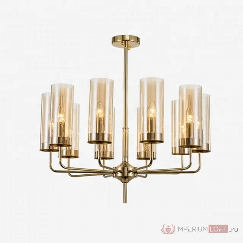 Люстра Glass Tube Chandelier 10 от ImperiumLoft