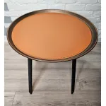 Стол кофейный husk leather plate