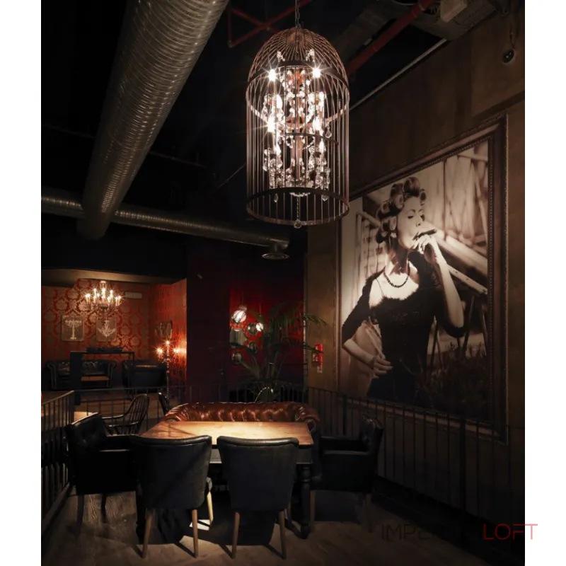 Подвесной светильник Vintage birdcage 5006–D6+6
