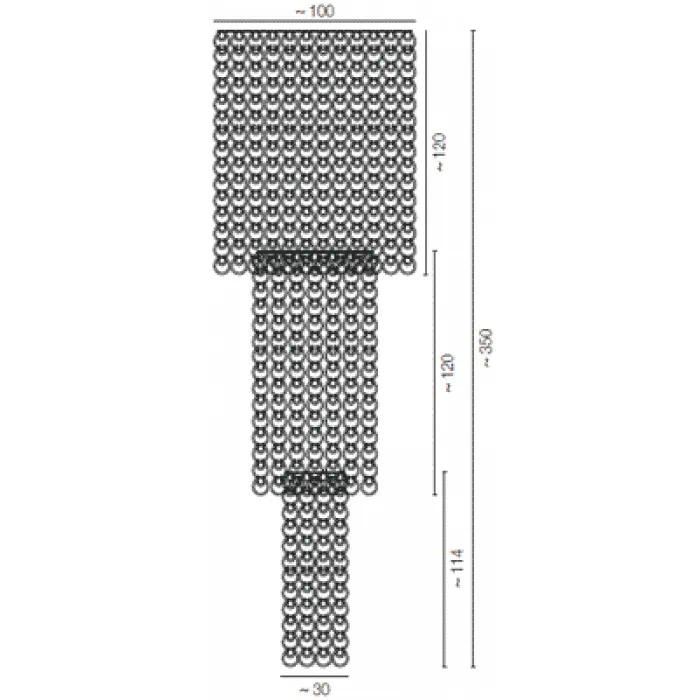 люстра Giogali PL CAS 1 от ImperiumLoft