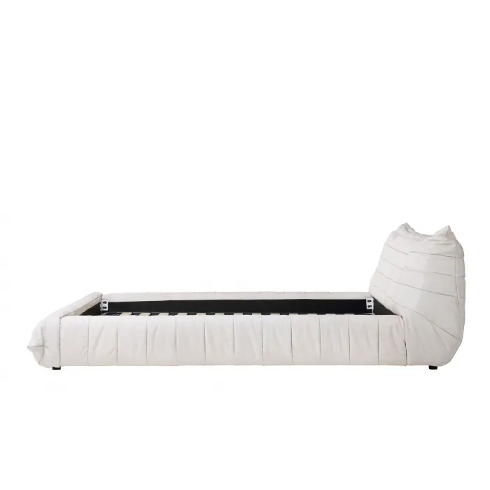 Кровать rbd029 new vintage ivory leather от ImperiumLoft