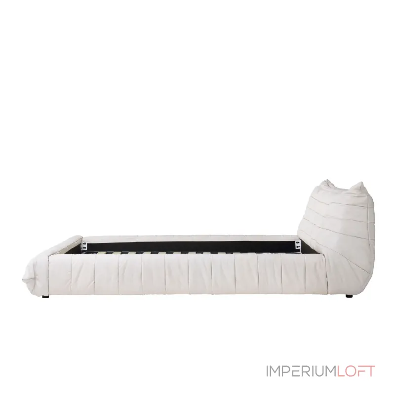 Кровать rbd029 new vintage ivory leather от ImperiumLoft