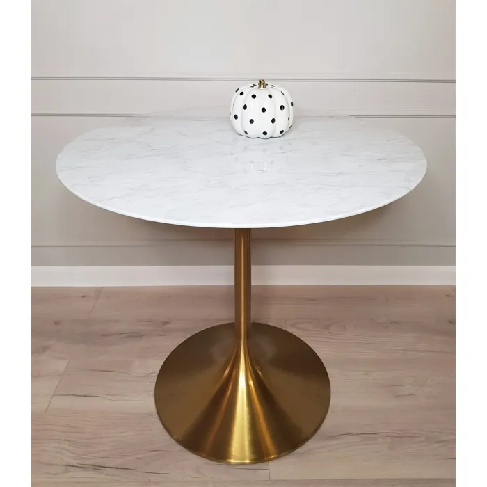 Стол tulip marble brass от ImperiumLoft