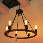 Подвесная люстра Rope filament 8108–D6