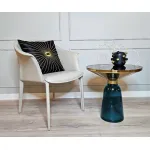 Ваза black little golden balls vase
