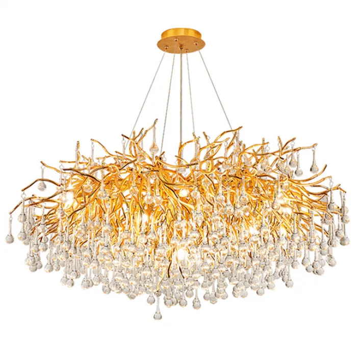 Люстра Droplet Chandelier circle D80 от ImperiumLoft