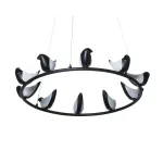 Подвесная люстра BlessLight Creative Bird Chandelier 10R 14584