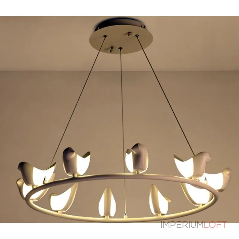 Подвесная люстра BlessLight Creative Bird Chandelier 10R 14584 Подвесная люстра BlessLight Creative Bird Chandelier 10R 14584