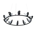 Подвесная люстра BlessLight Creative Bird Chandelier 10R 14584