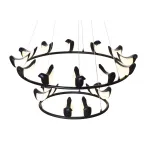Подвесная люстра BlessLight Creative Bird Chandelier 12+6R 14586