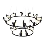 Подвесная люстра BlessLight Creative Bird Chandelier 12+6R 14586