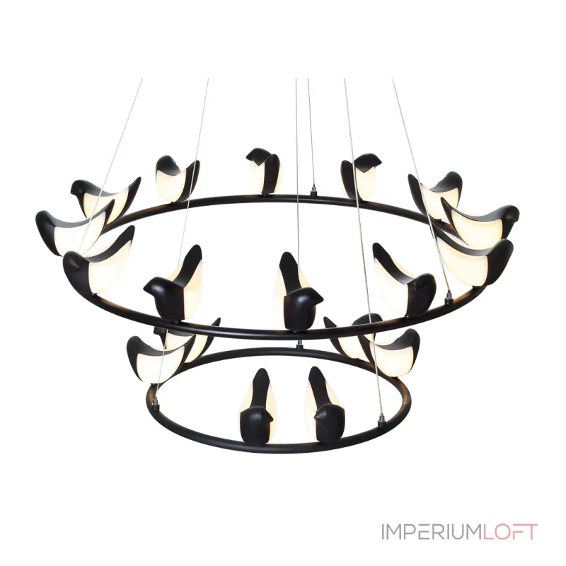 Подвесная люстра BlessLight Creative Bird Chandelier 12+6R 14586 Подвесная люстра BlessLight Creative Bird Chandelier 12+6R 14586