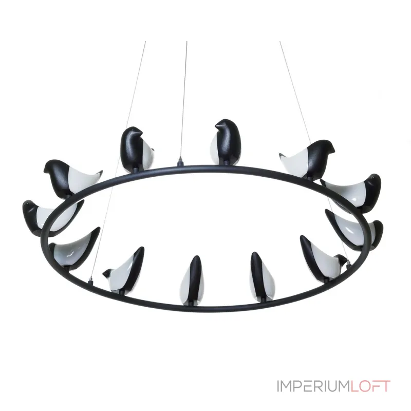 Подвесная люстра BlessLight Creative Bird Chandelier 12R 14588