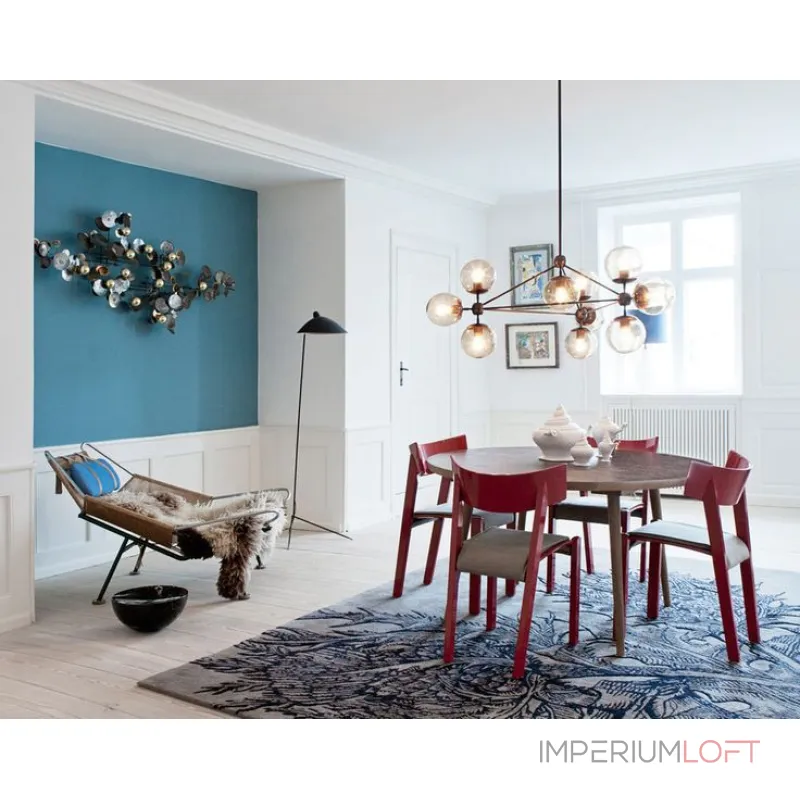 Подвесная люстра BlessLight Modo Chandelier 10 Globes 16820