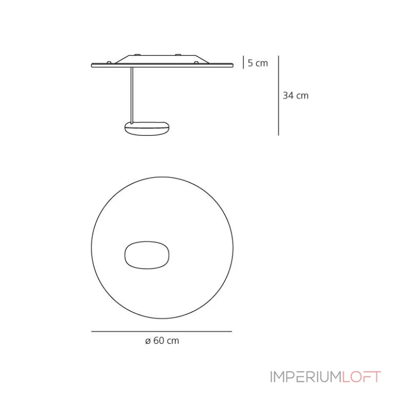 Светильник настенно-потолочный BlessLight Droplet mini 17025