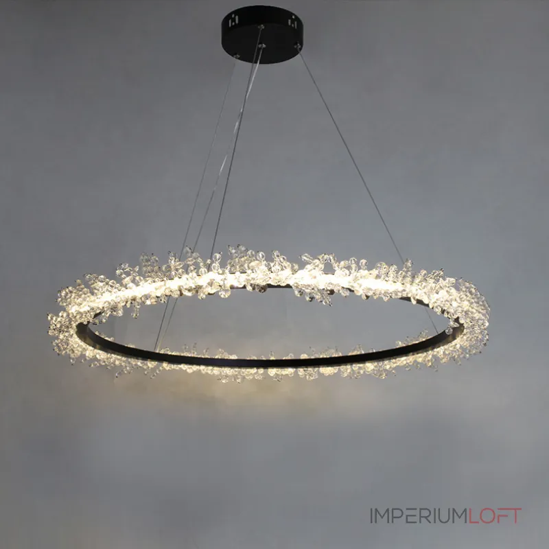 Подвесная люстра BlessLight Halo Crystal Pendant Lamp 18028 Подвесная люстра BlessLight Halo Crystal Pendant Lamp 18028