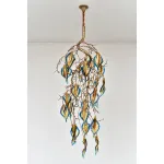 Подвесная люстра BlessLight Peacock Tail Copper 18063