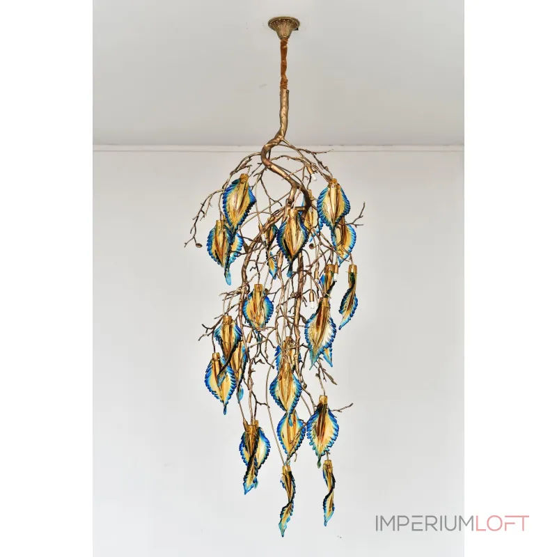 Подвесная люстра BlessLight Peacock Tail Copper 18063